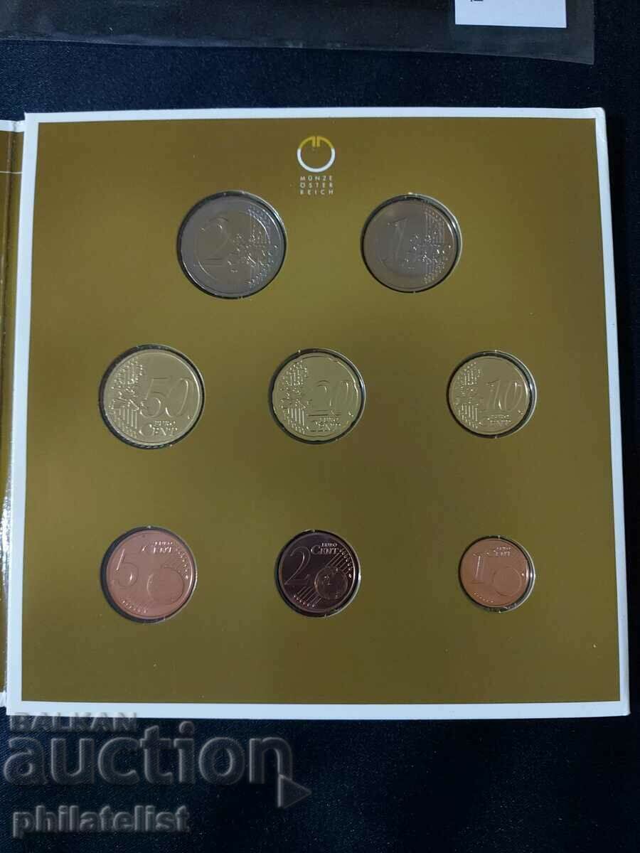 Austria 2006 -Complete bank euro set from 1 cent to 2 euros with price 45.00 BGN | € 23.01