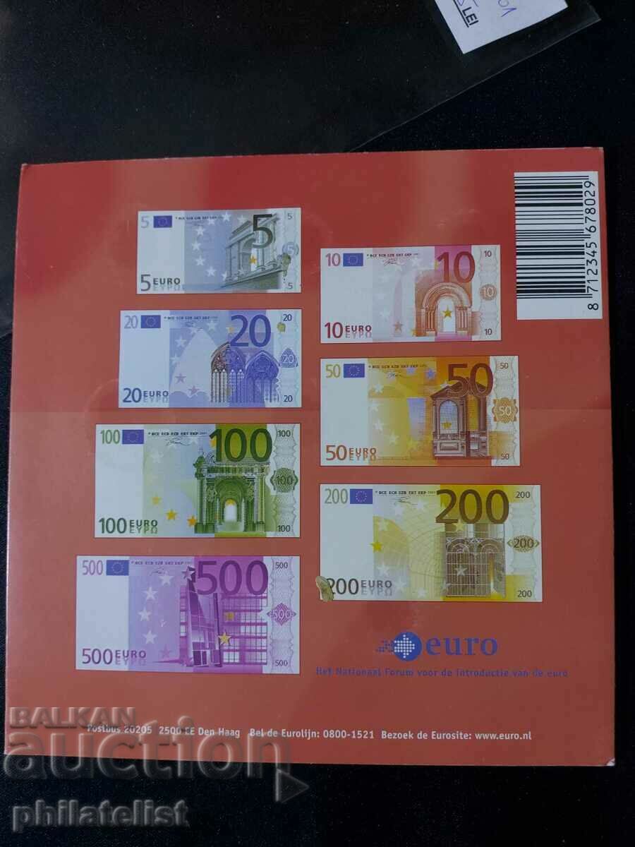Auction Netherlands 1999-2001 Complete Euro Set - 8 coins Auction Netherlands 1999-2001 Complete Euro Set - 8 coins