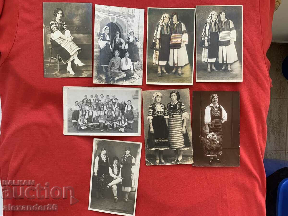 Costumes Ethnicity and Folklore old photos 12 pcs. Personal delivery