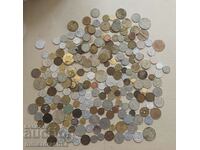 700 grams of coins from around the world