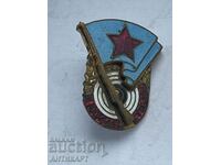 rare sign II Folk Sagittarius screw enamel