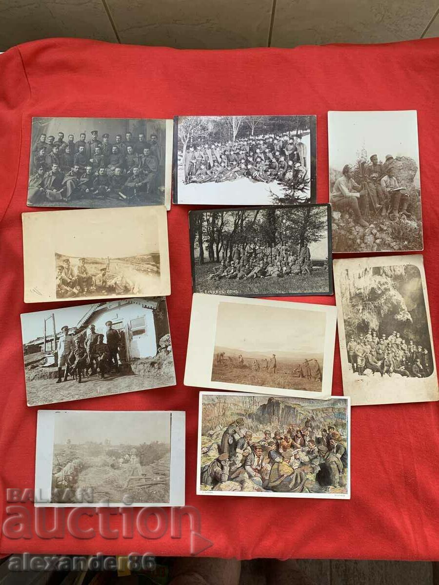 Στρατιωτικό PSV Διάφορα 10 τμχ παλιές φωτογραφίες Προσωπική μετάδοση-2