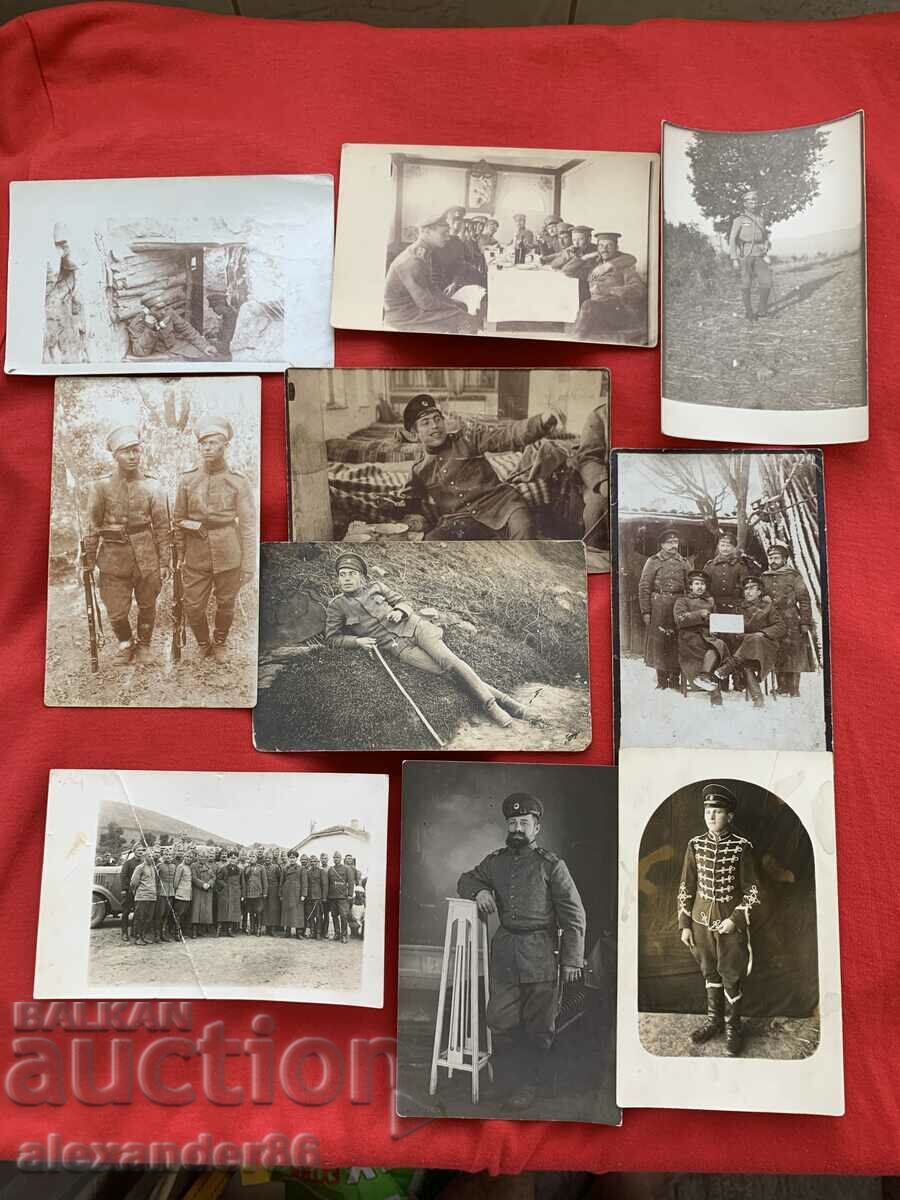 Military PSV Miscellaneous 10 pcs. old photos Personal transmission-3