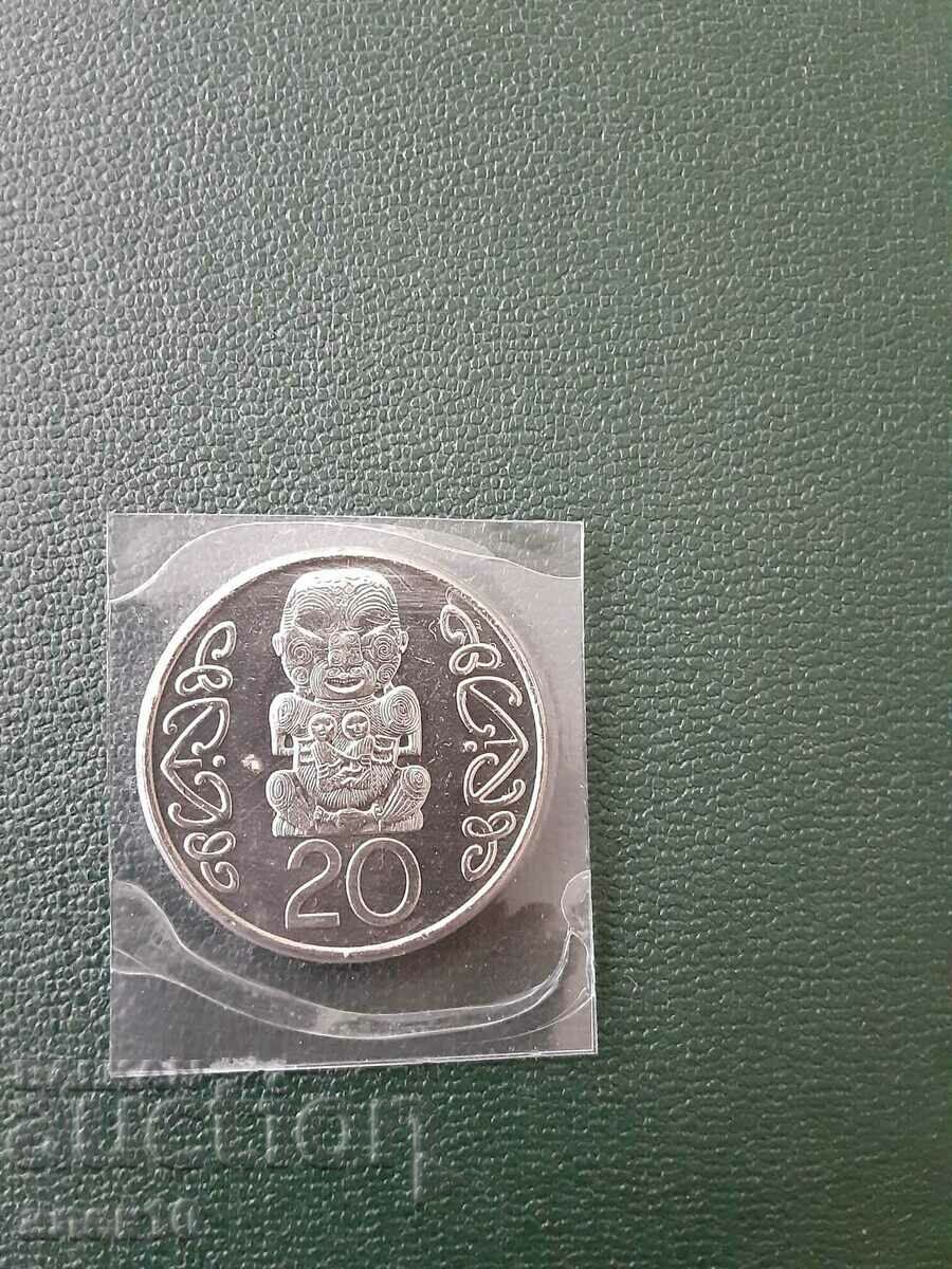 N. Zealand 20 cents 2005