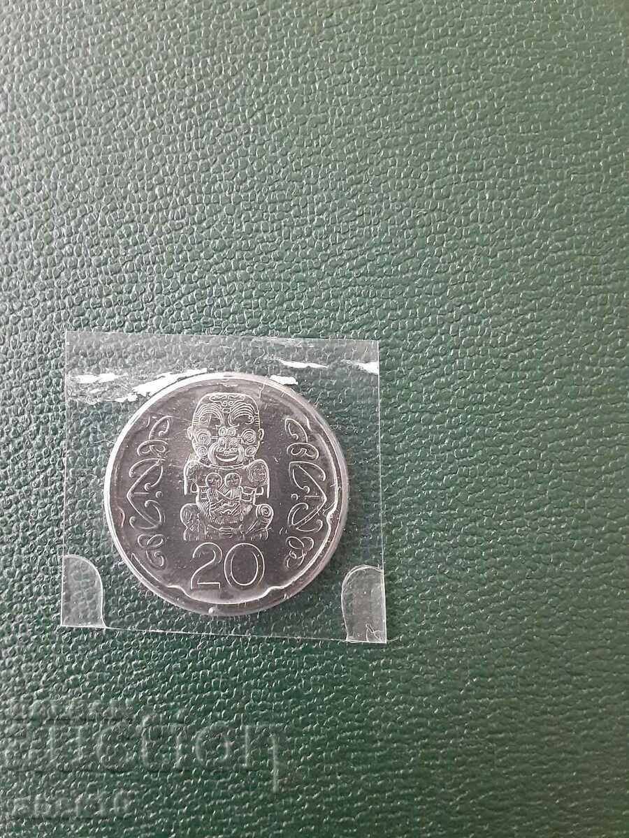 N. Zealand 20 cents 2006
