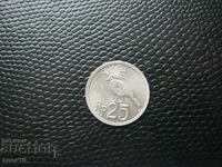 Indonezia 25 de rupii 1971