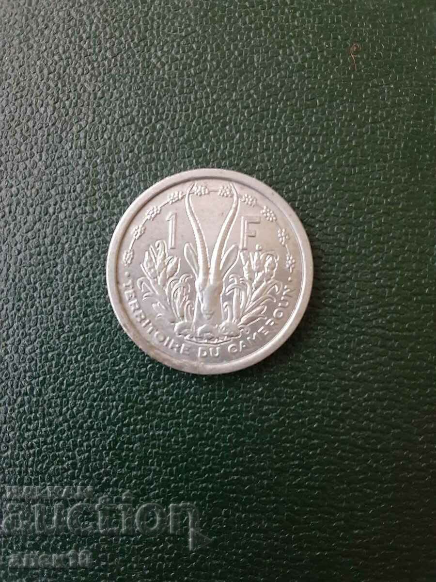 Камерун  1  франк    1948