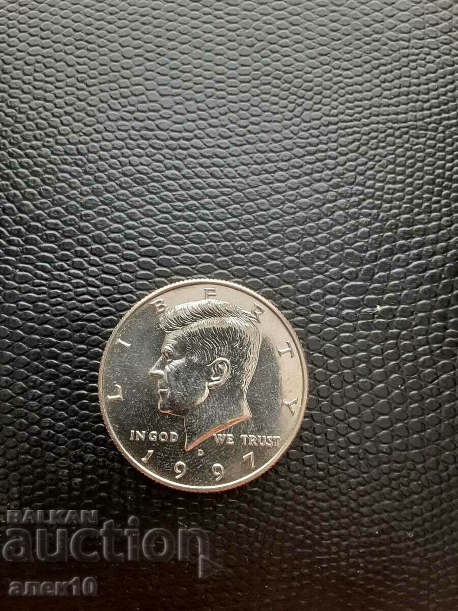 1/2 dolar SUA 1997