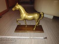 Όμορφη φιγούρα αγαλματίδιο Horse France χάλκινο με λεπτομέρεια τέλειο.