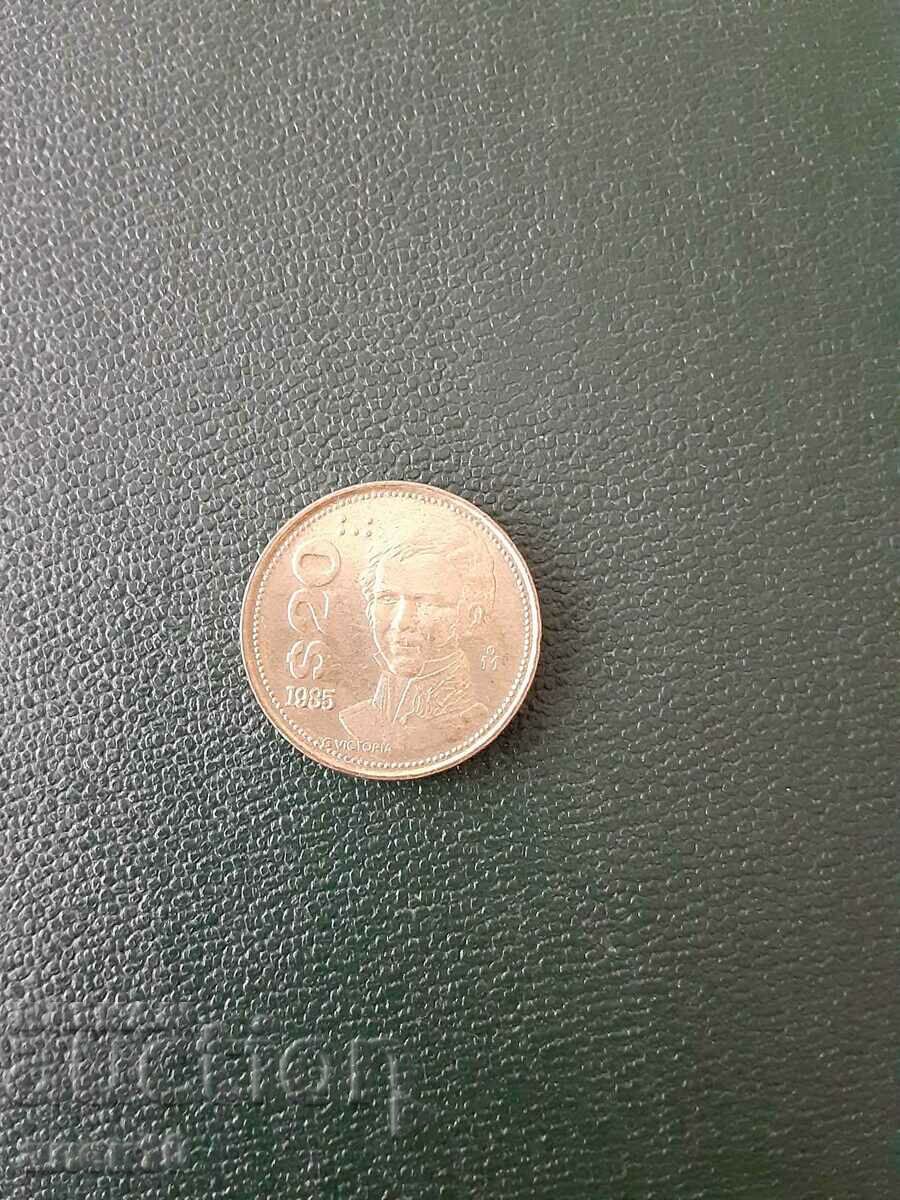 Mexic 20 pesos 1985