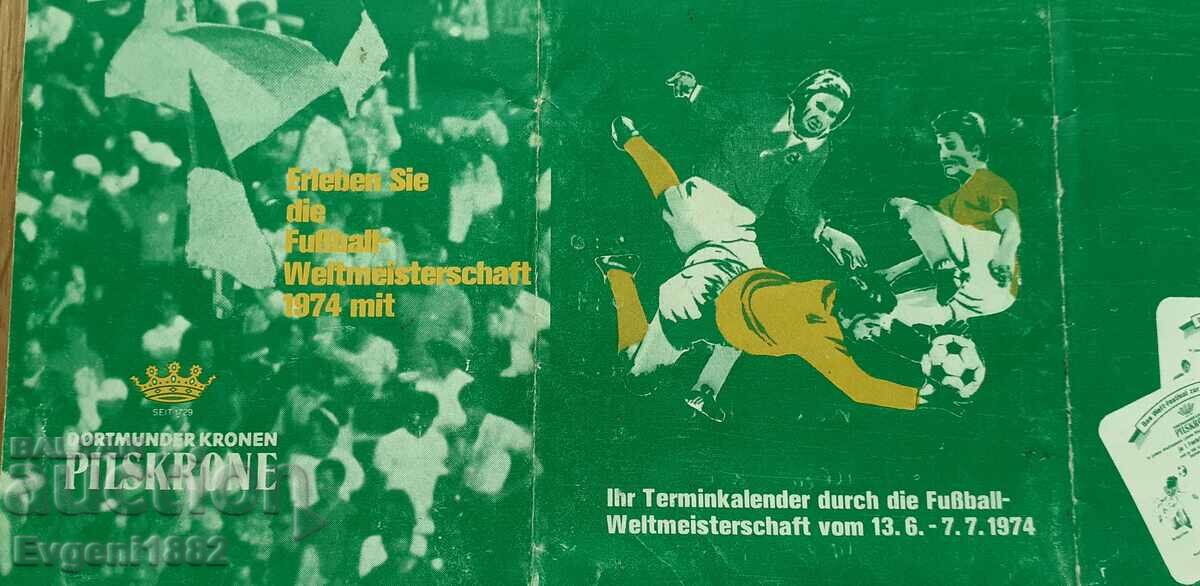 Auction WC in Football Germany 1974 Football Program Bulgaria Auction WC in Football Germany 1974 Football Program Bulgaria