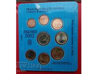 Italia-SET 2002 de monede de 8 euro