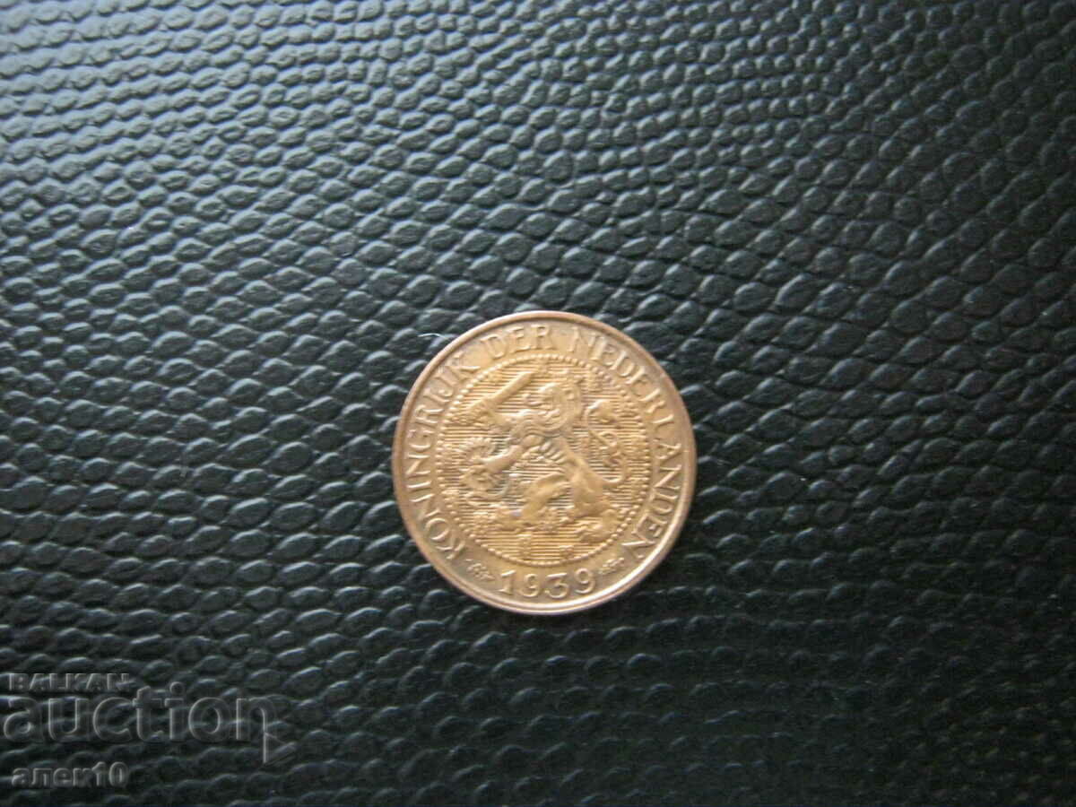 Netherlands 1 cent 1939