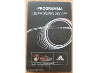 EURO 2008 Football Program Adidas Autographs