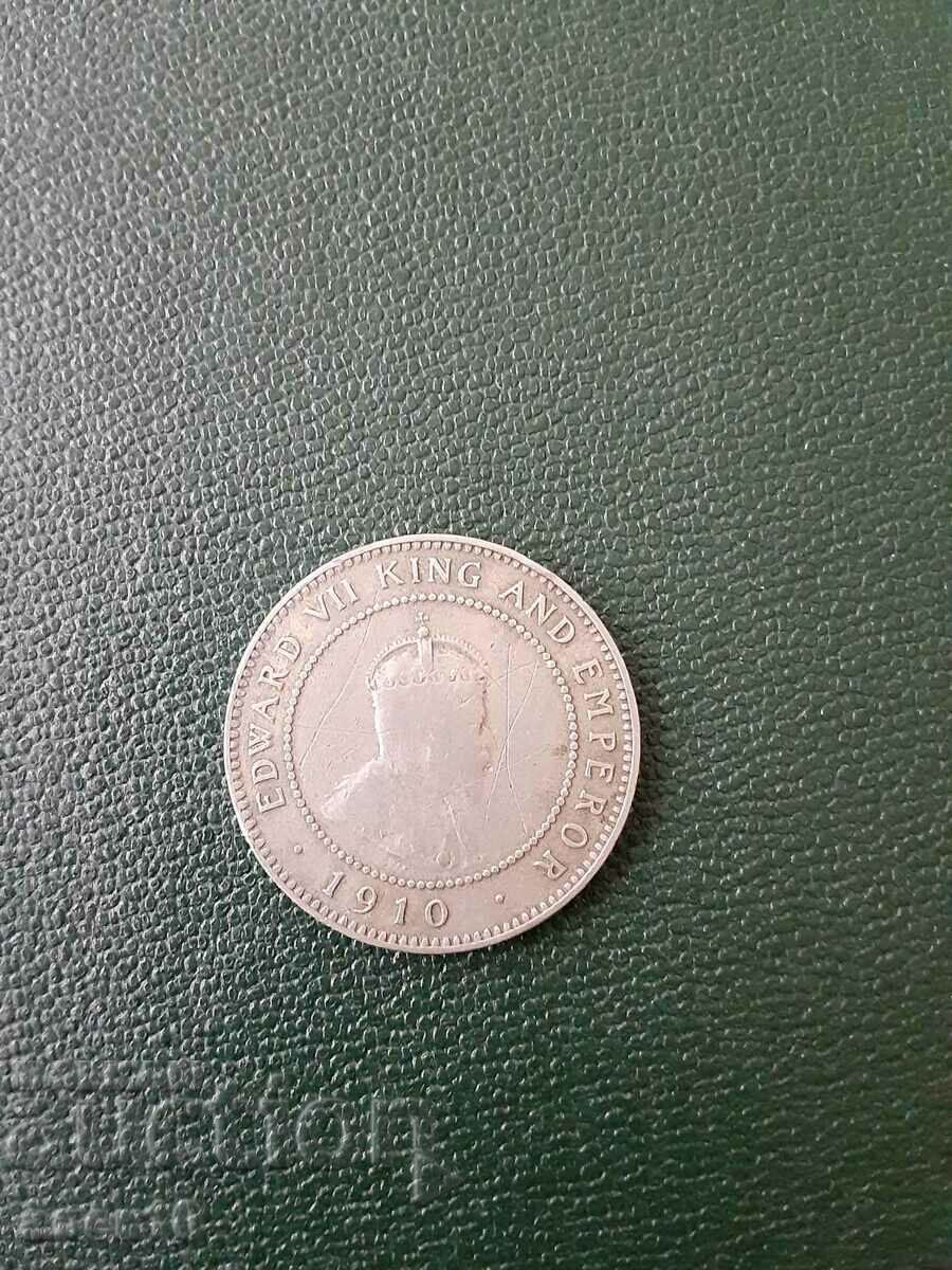 Jamaica 1/2 penny 1910