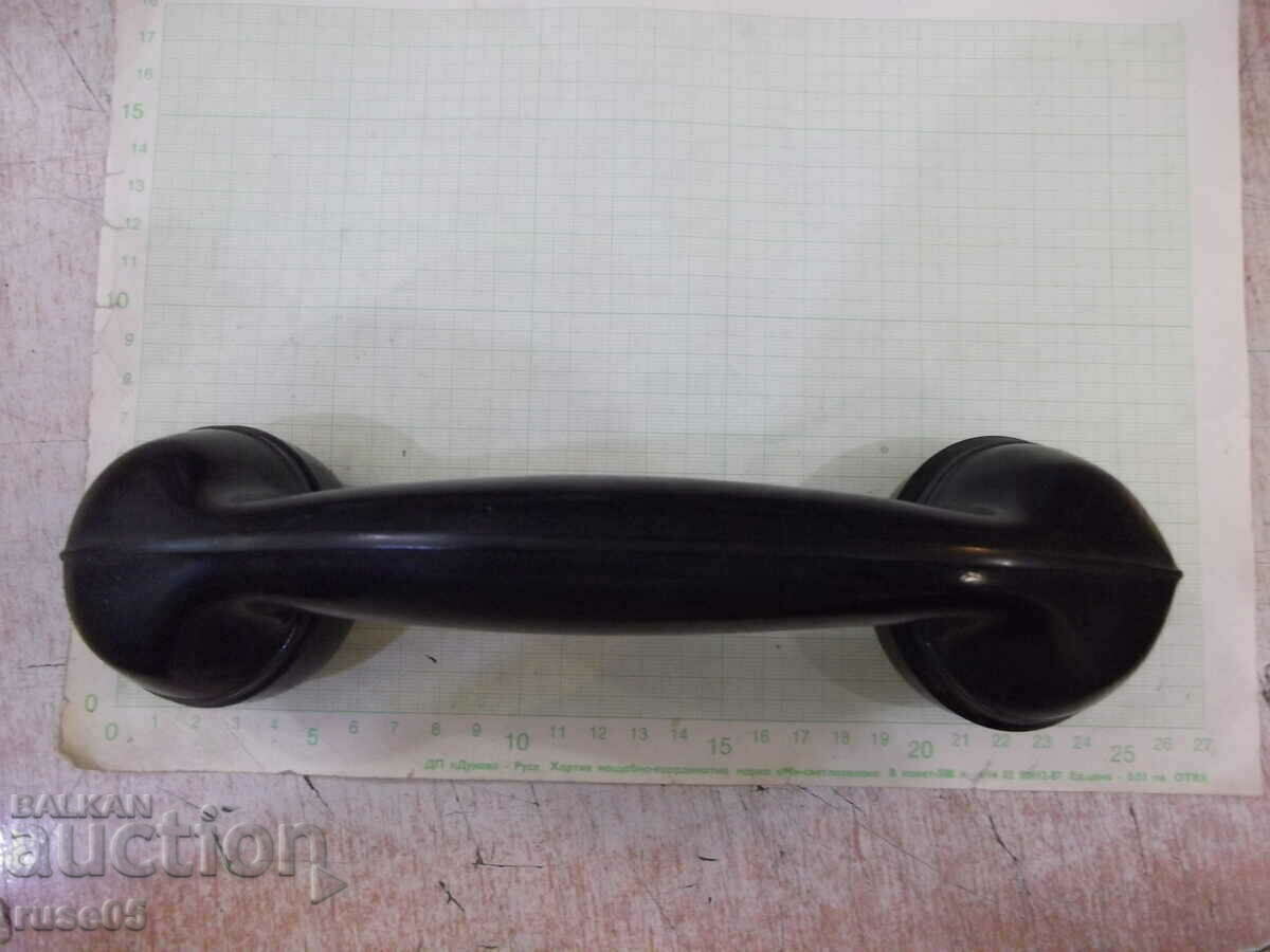 Delivery of Telephone handset old bakelite black Delivery of Telephone handset old bakelite black