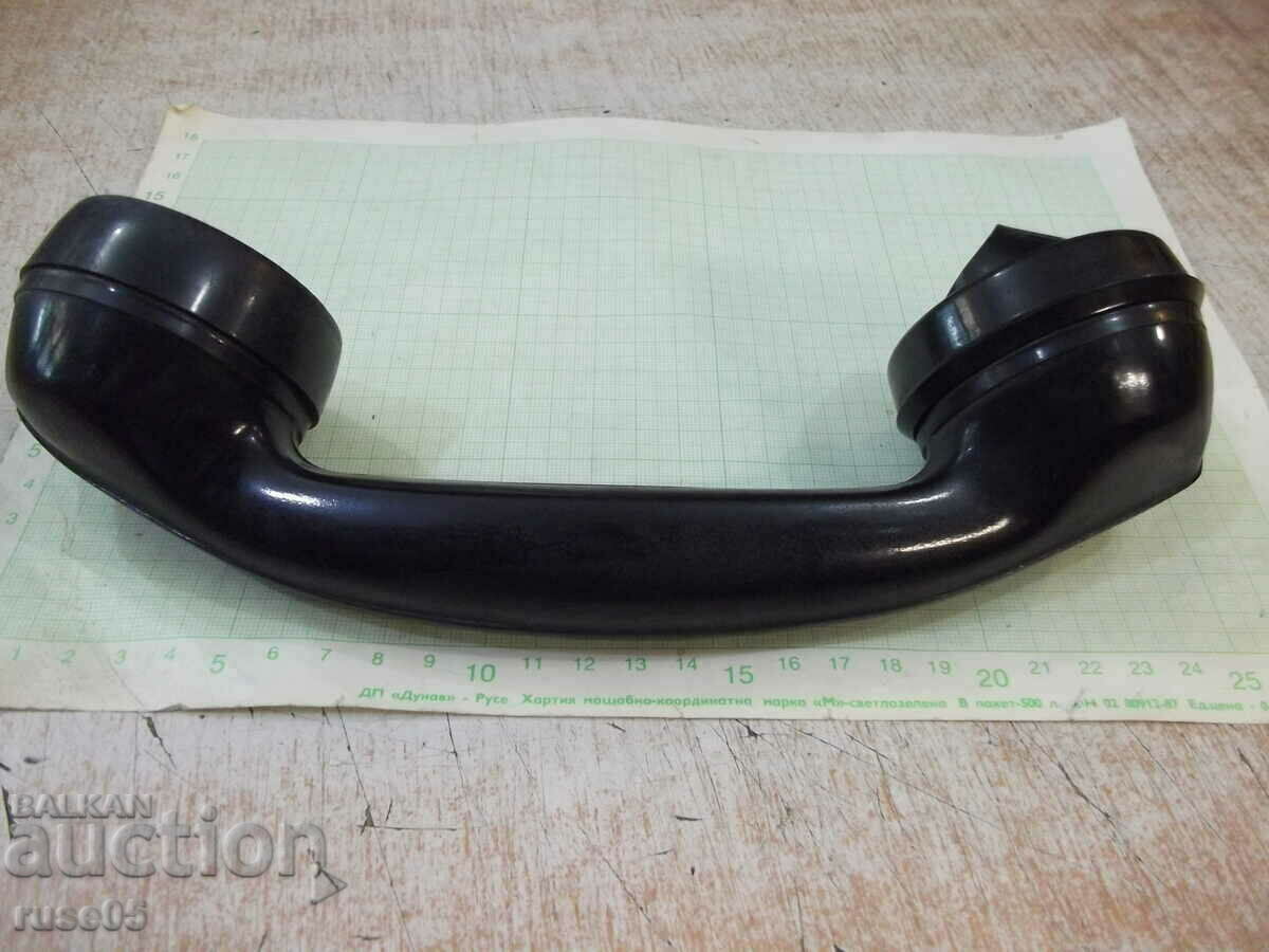 Telephone handset old bakelite black - 5 Telephone handset old bakelite black - 5
