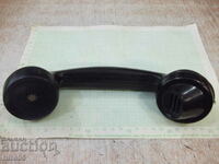 Telephone handset old bakelite black