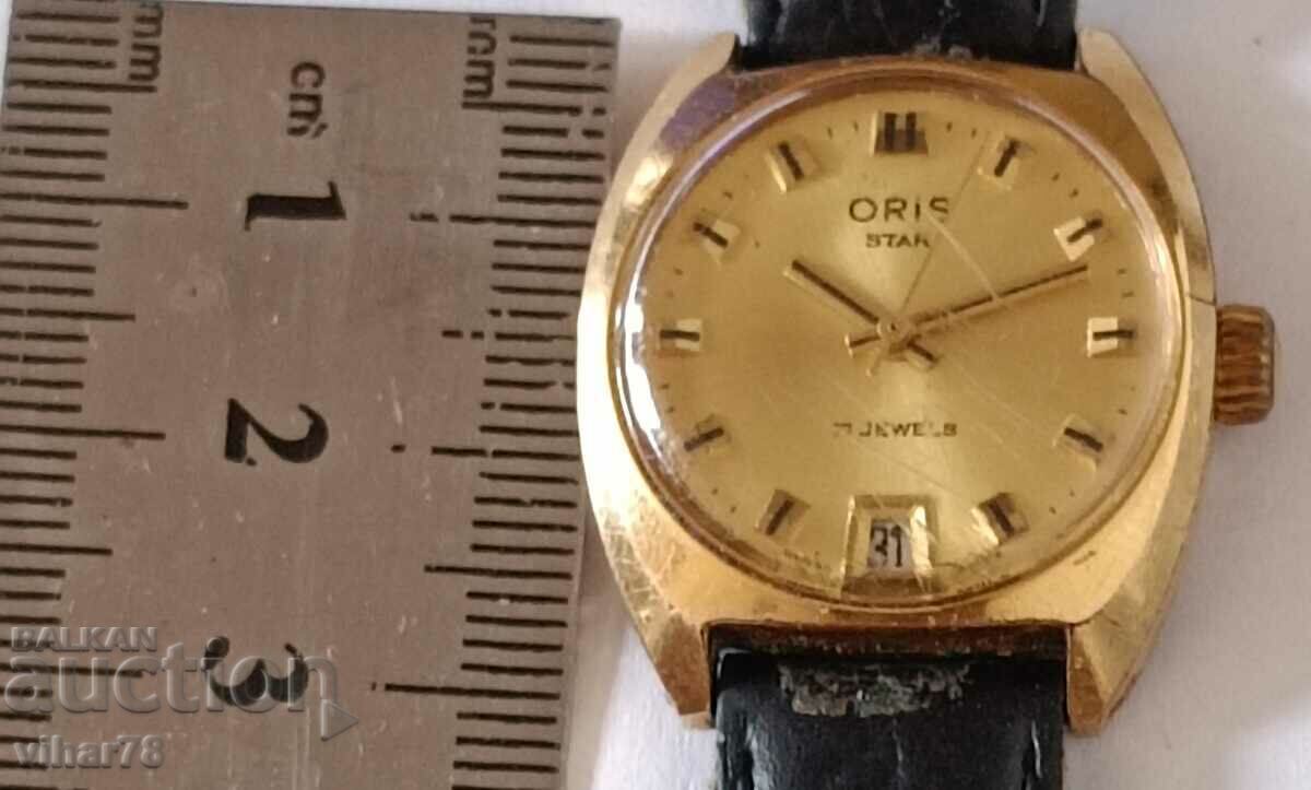 Ceas de damă Oris placat cu aur - 5