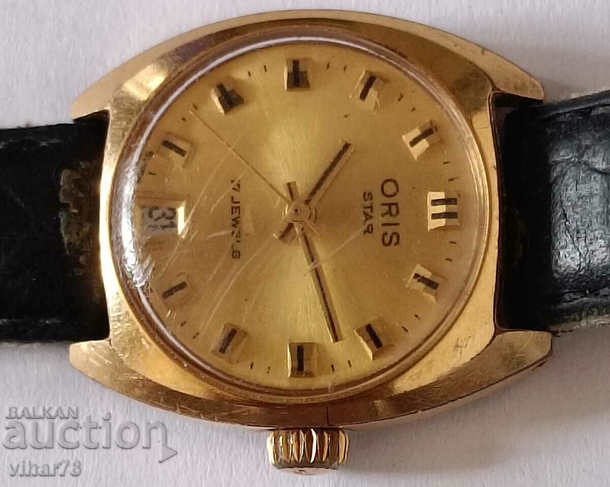 Oris women's gold-plated watch - 6