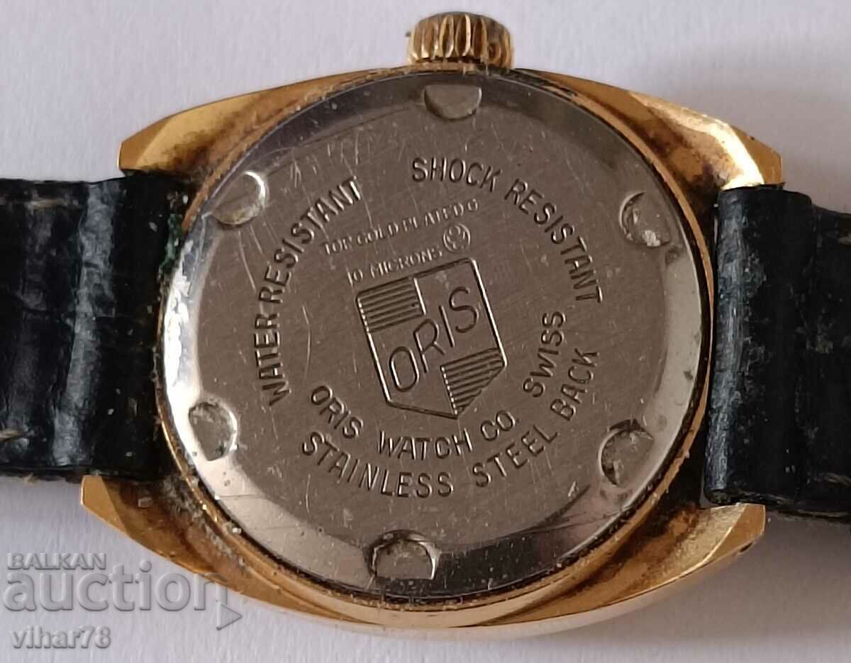 Ceas de damă Oris placat cu aur - 7