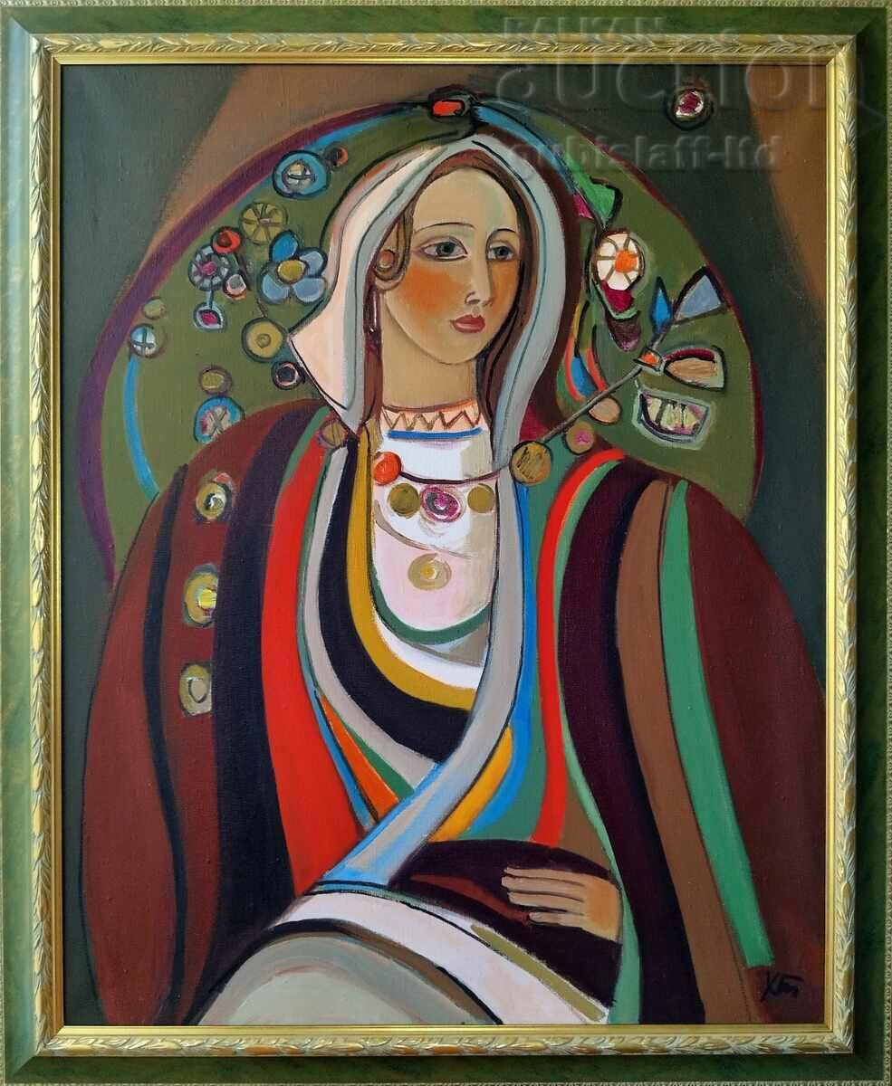 Ζωγραφική "Bilyana", τέχνη. Hristo Todorov (1935-2015)