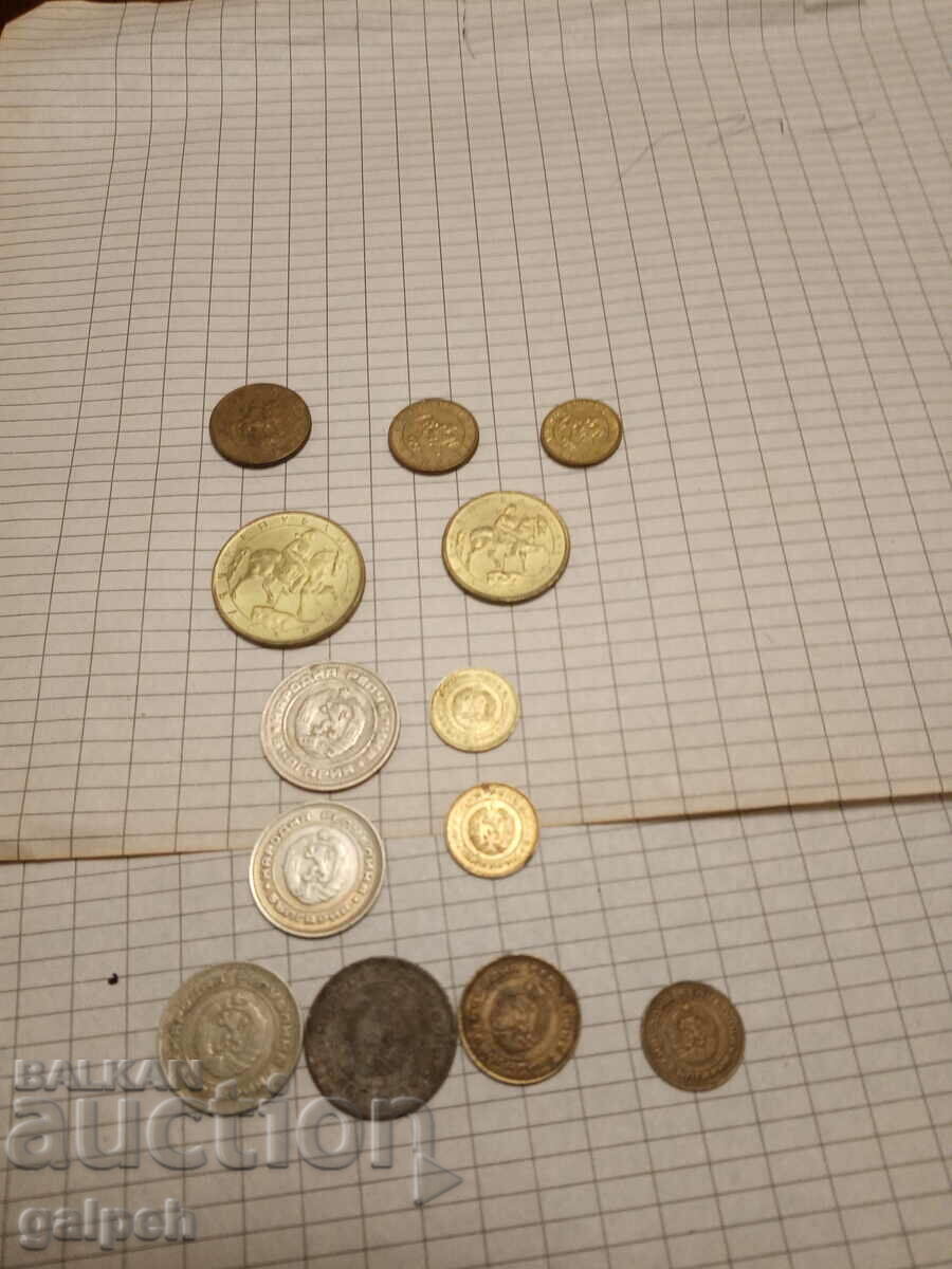 BULGARIA COINS - 13 pcs. - BGN 2 - 5