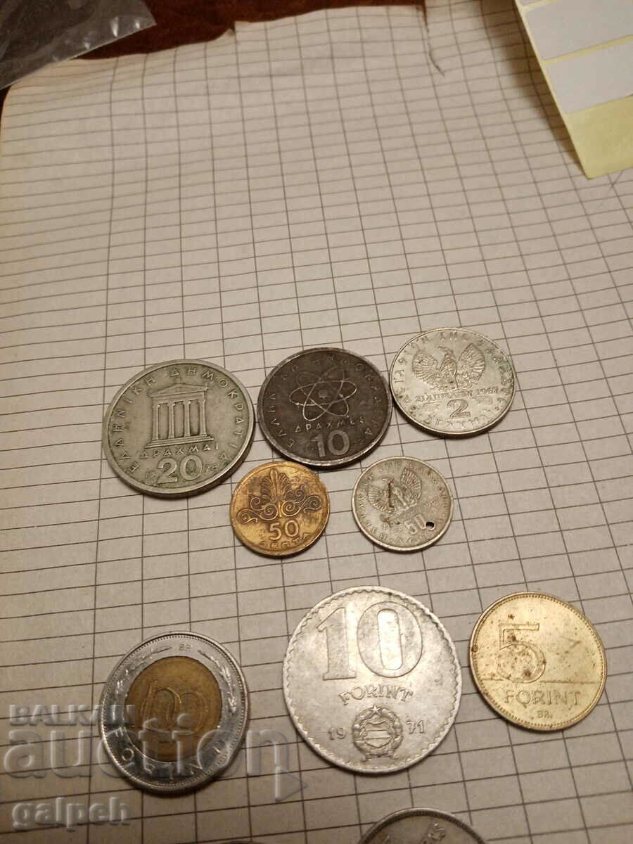 Auction COINS MIXED LOT - 15 pcs. - BGN 2 Auction COINS MIXED LOT - 15 pcs. - BGN 2