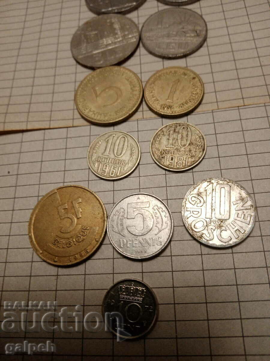 Delivery of COINS MIXED LOT - 18 pcs. - BGN 2.25 Delivery of COINS MIXED LOT - 18 pcs. - BGN 2.25