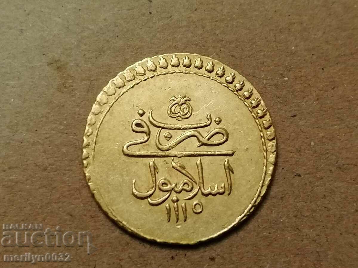 Османска империя алтън злато 3.5 грама 23.5 карата
