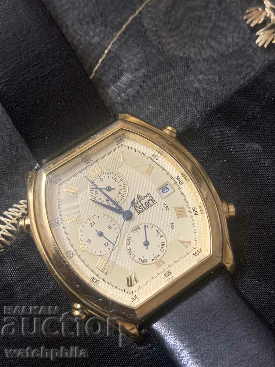 Dugena Estoril rare men's watch. Works, rare
