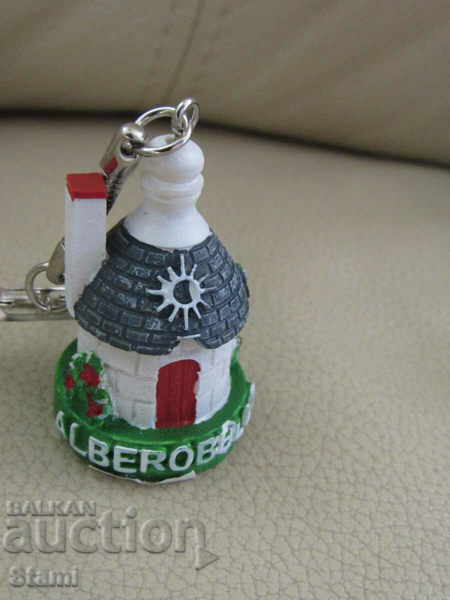 Keychain from Alberobello, Italy-5 - 6 Keychain from Alberobello, Italy-5 - 6