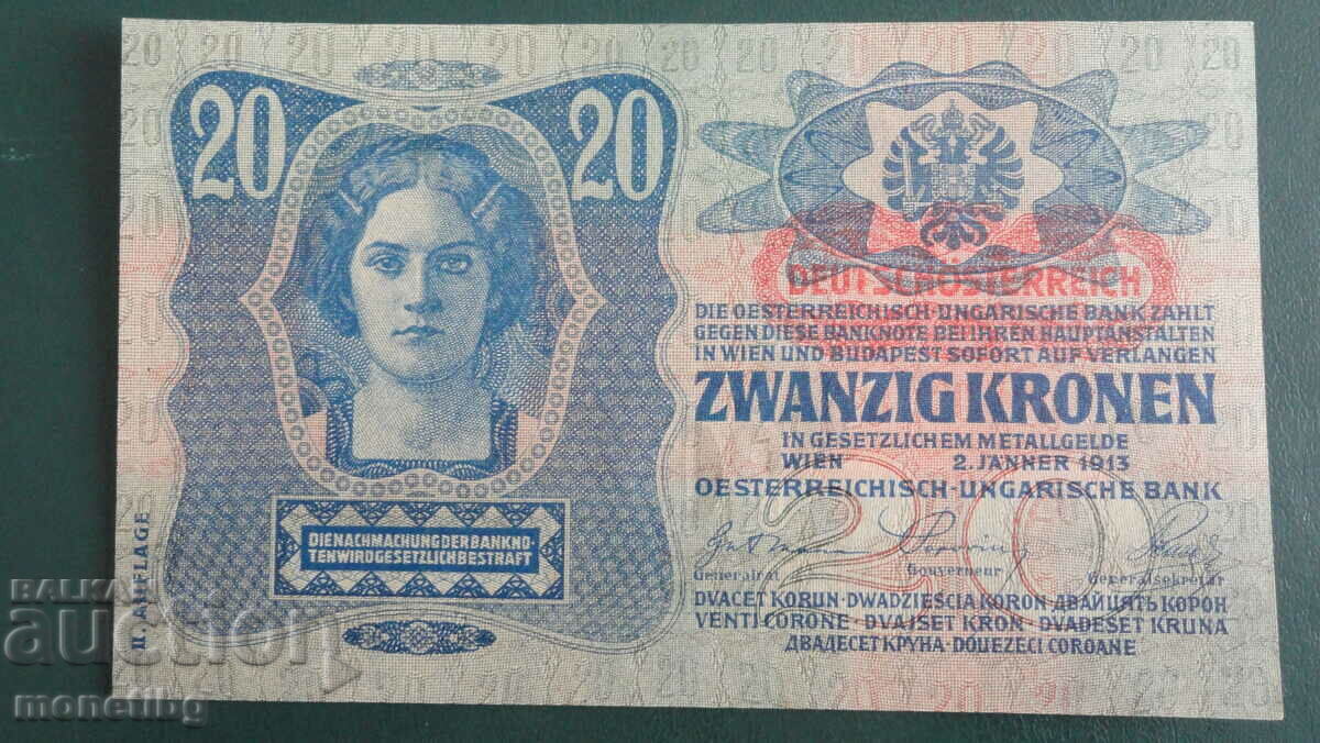 Австро - Унгария 1913г. - 20 Крони - 5 Австро - Унгария 1913г. - 20 Крони - 5