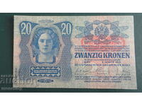 Austria-Hungary 1913 - 20 Crores