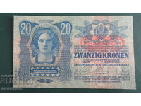 Αυστροουγγαρία 1913 - 20 κορώνες