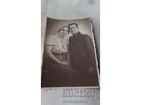 Снимка Русе Офицер със съпругата си 1941