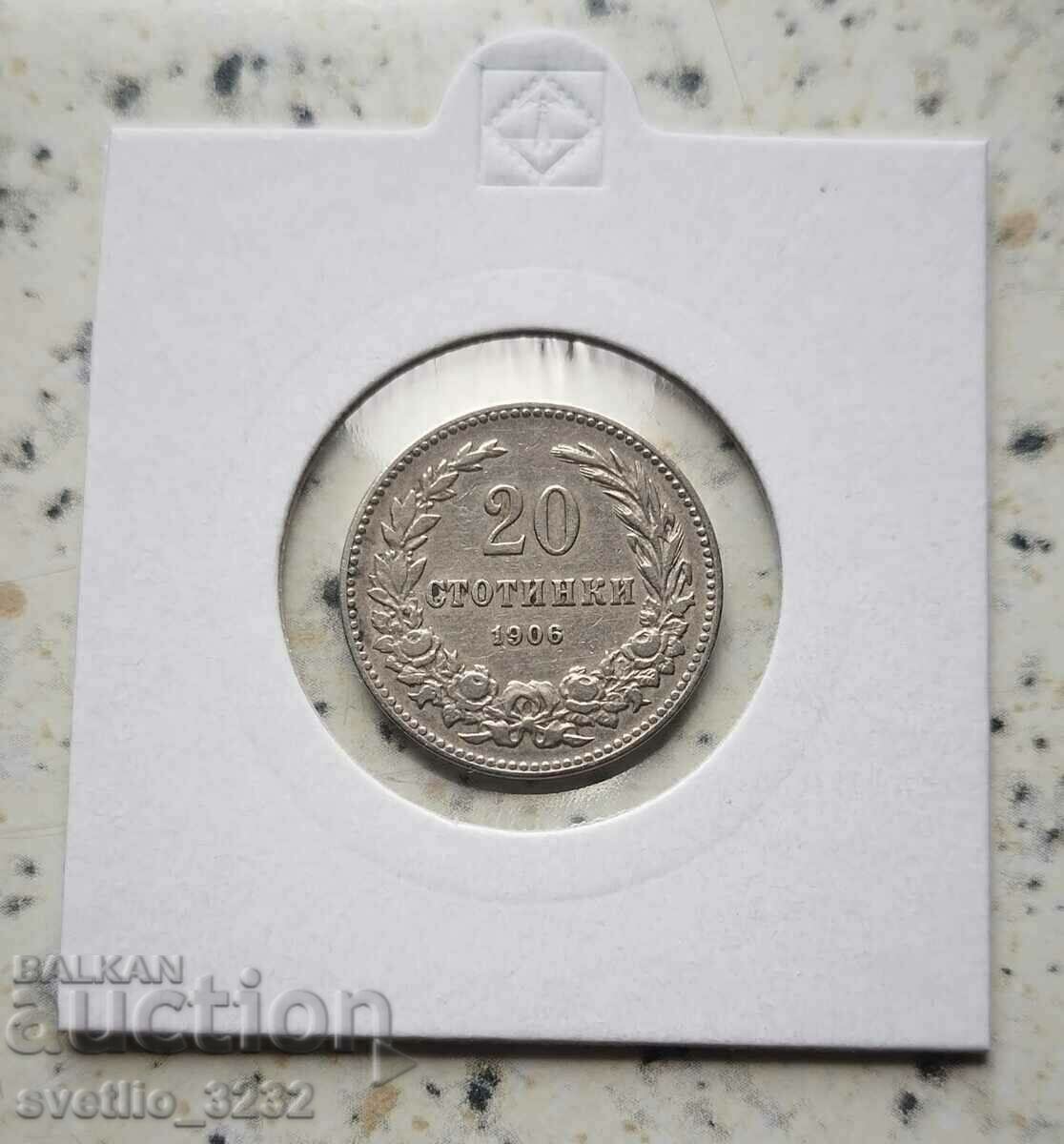 20 cents 1906 20 cents 1906