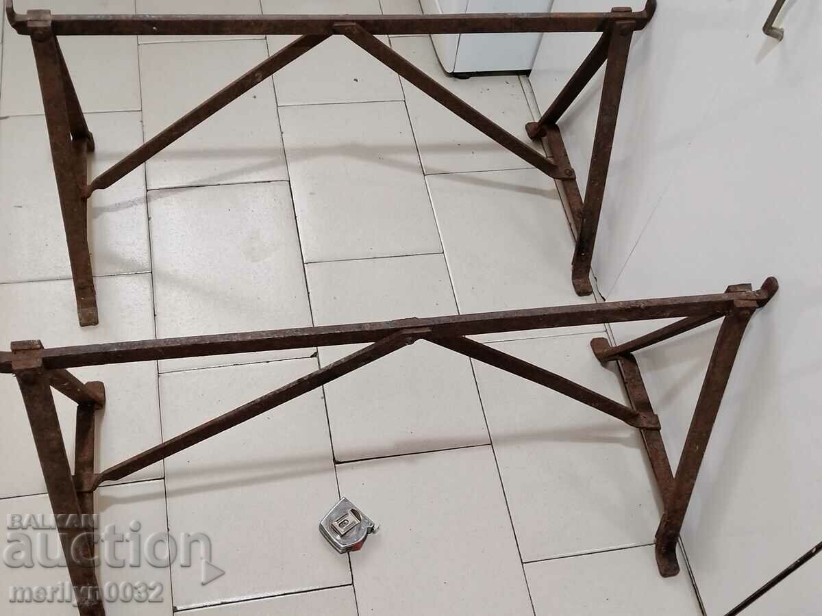 Wrought stands 2 pieces for spinning pig iron with price 159.00 BGN | € 81.30 Wrought stands 2 pieces for spinning pig iron with price 159.00 BGN | € 81.30
