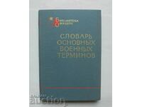 Dicționar de termeni militari de bază 1965