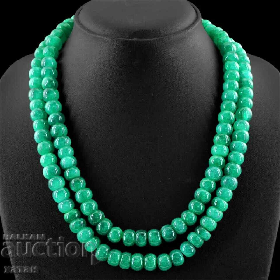 BZC!! 948 carat 1 penny emerald necklace!!