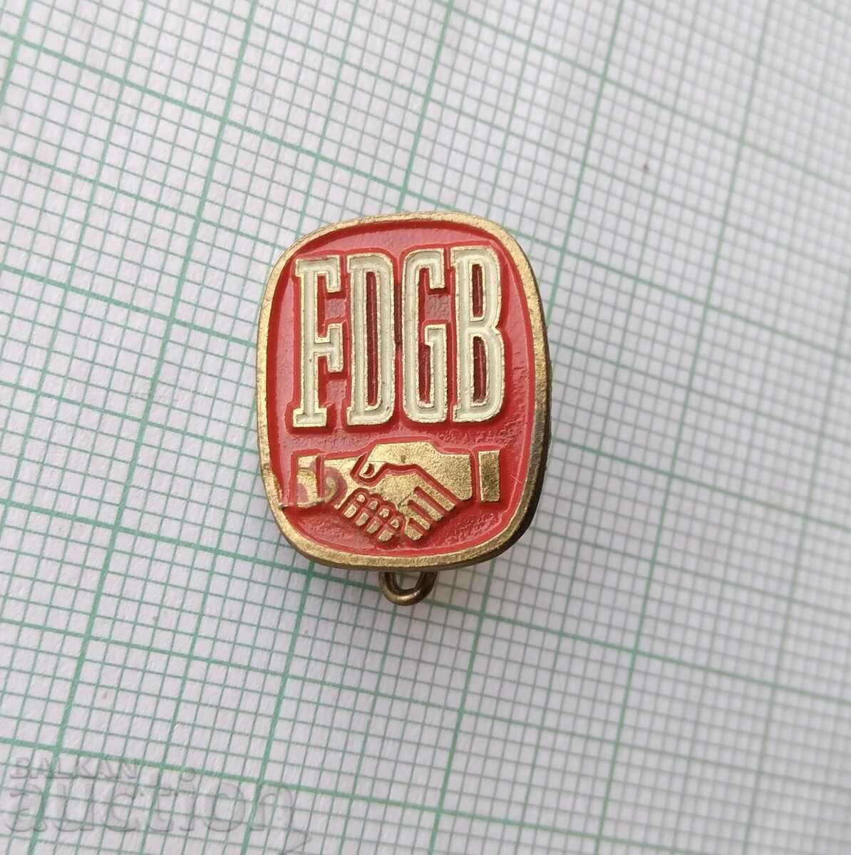 16278 Badge - FDGB with price 2.00 BGN | € 1.02 16278 Badge - FDGB with price 2.00 BGN | € 1.02