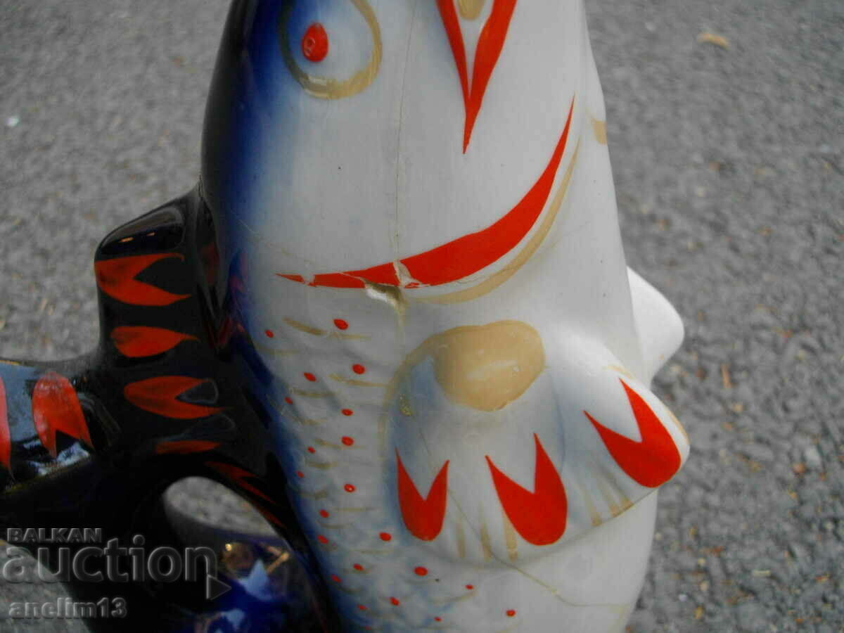 PORCELAIN SET FOR FISH BRANDY USSR - 7