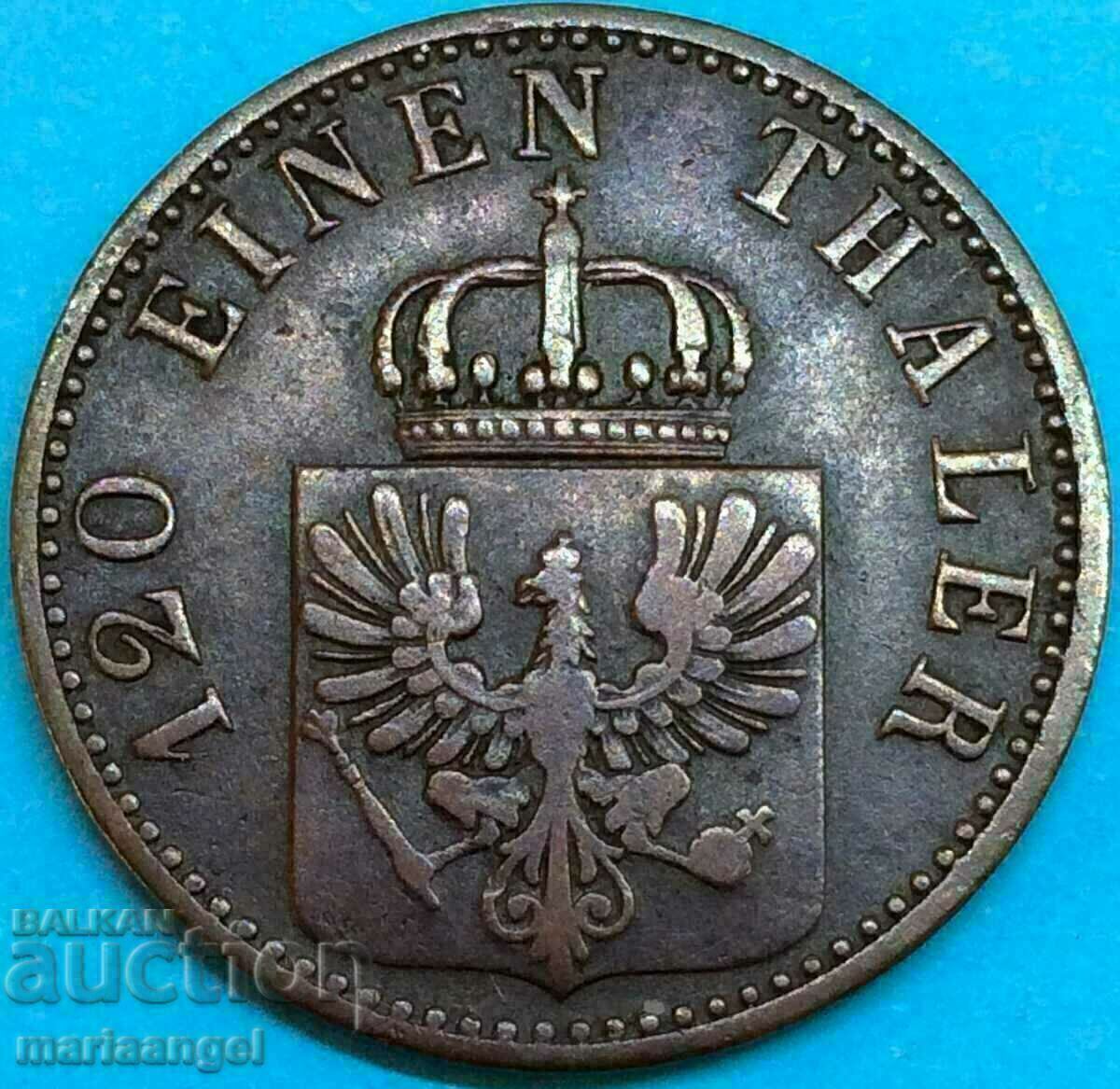 3 пфенига 1867 Германия Прусия