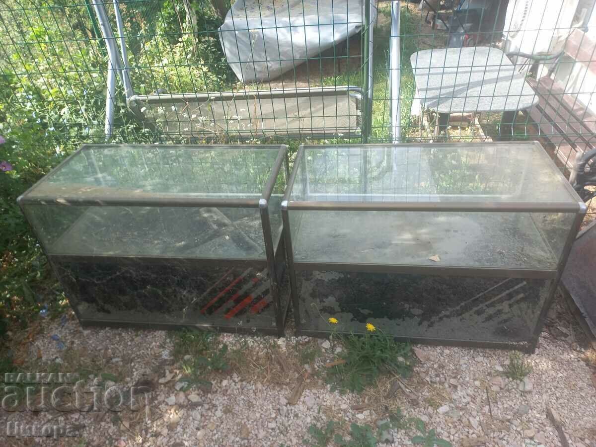 ALUMINUM GLASS SHOWCASE-5 pcs. with price 200.00 BGN | € 102.26 ALUMINUM GLASS SHOWCASE-5 pcs. with price 200.00 BGN | € 102.26