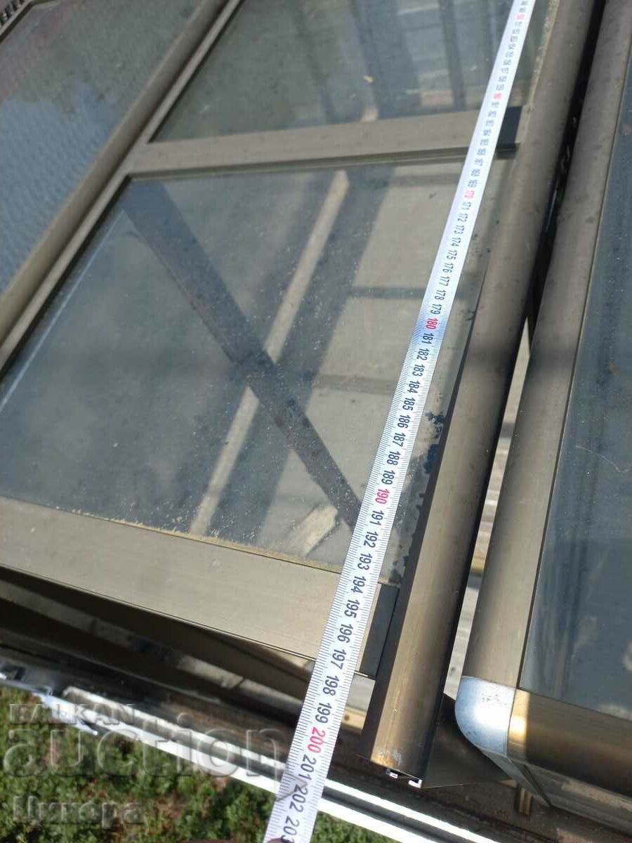 ALUMINUM GLASS SHOWCASE-5 pcs. - 6 ALUMINUM GLASS SHOWCASE-5 pcs. - 6