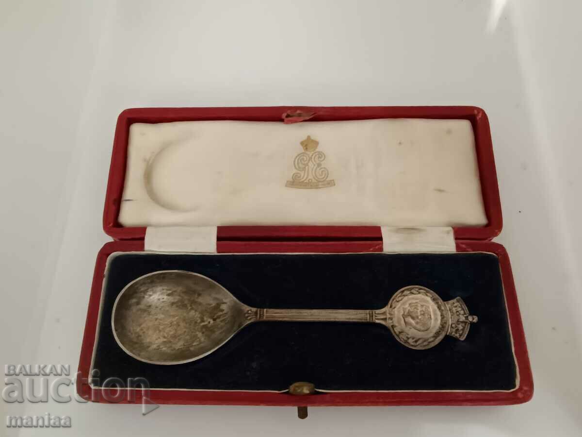Commemorative spoon from the coronation of George VI 1937