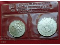 San Marino-Lotul 500 si 1000 lire 1988-Olim. în Calgary și Seul