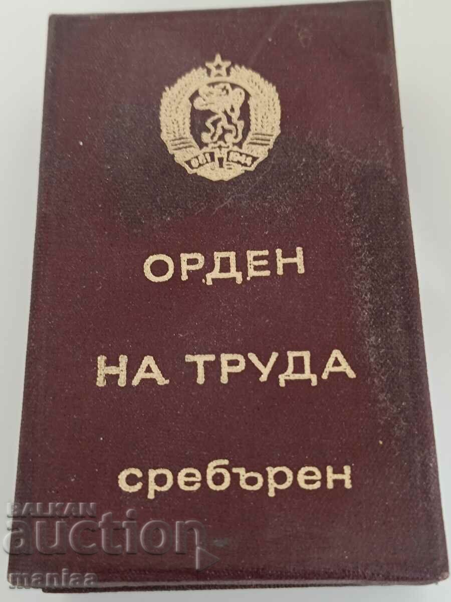 Order of Labor silver with price 49.99 BGN | € 25.56 Order of Labor silver with price 49.99 BGN | € 25.56