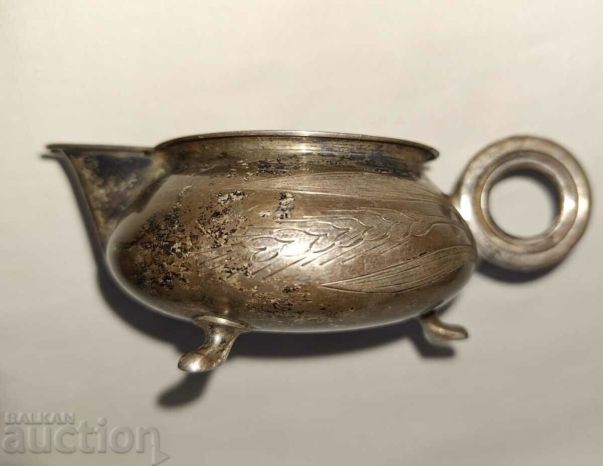 Старинно малко сребърно съдче - 5 Старинно малко сребърно съдче - 5