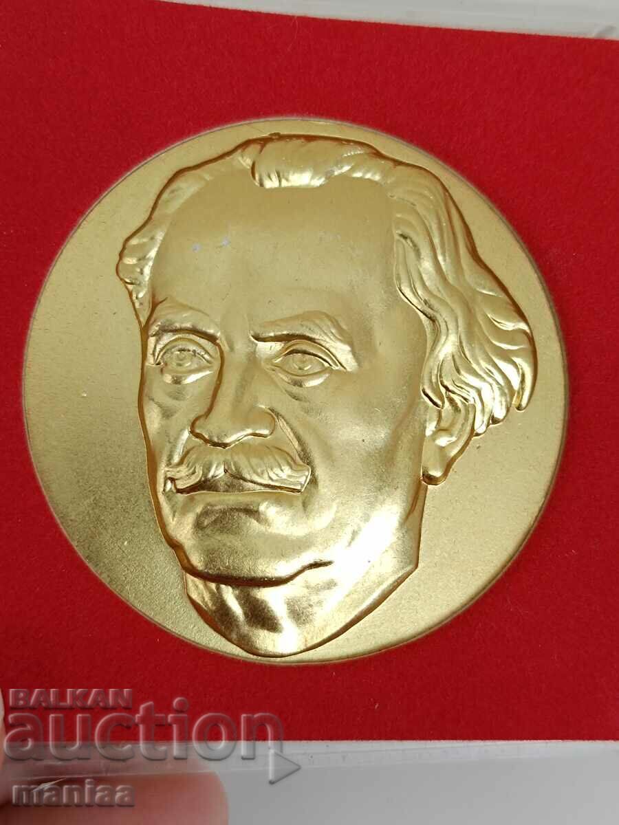 Bulgaria plaque Georgi Dimitrov leader and teacher. Bulgaria plaque Georgi Dimitrov leader and teacher.